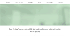 Desktop Screenshot of mrpacket.de
